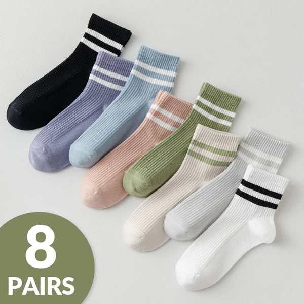 Varsity Breeze Socks - 8 pairs