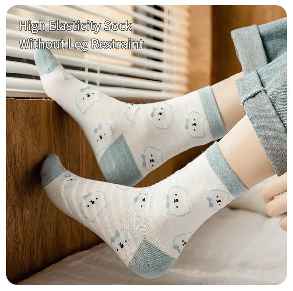 Puppy Cloud Socks – 6 Pairs